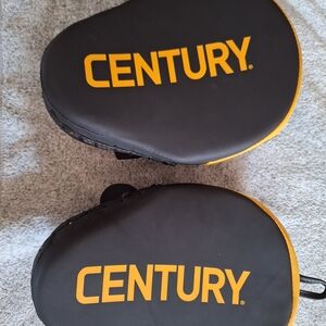 Century Black and Yellow Punch Mitts